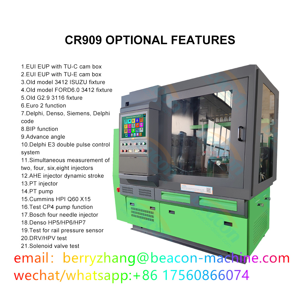 Beacon Machine CR909  Common Rail Fuel Injection Pump Test Bench