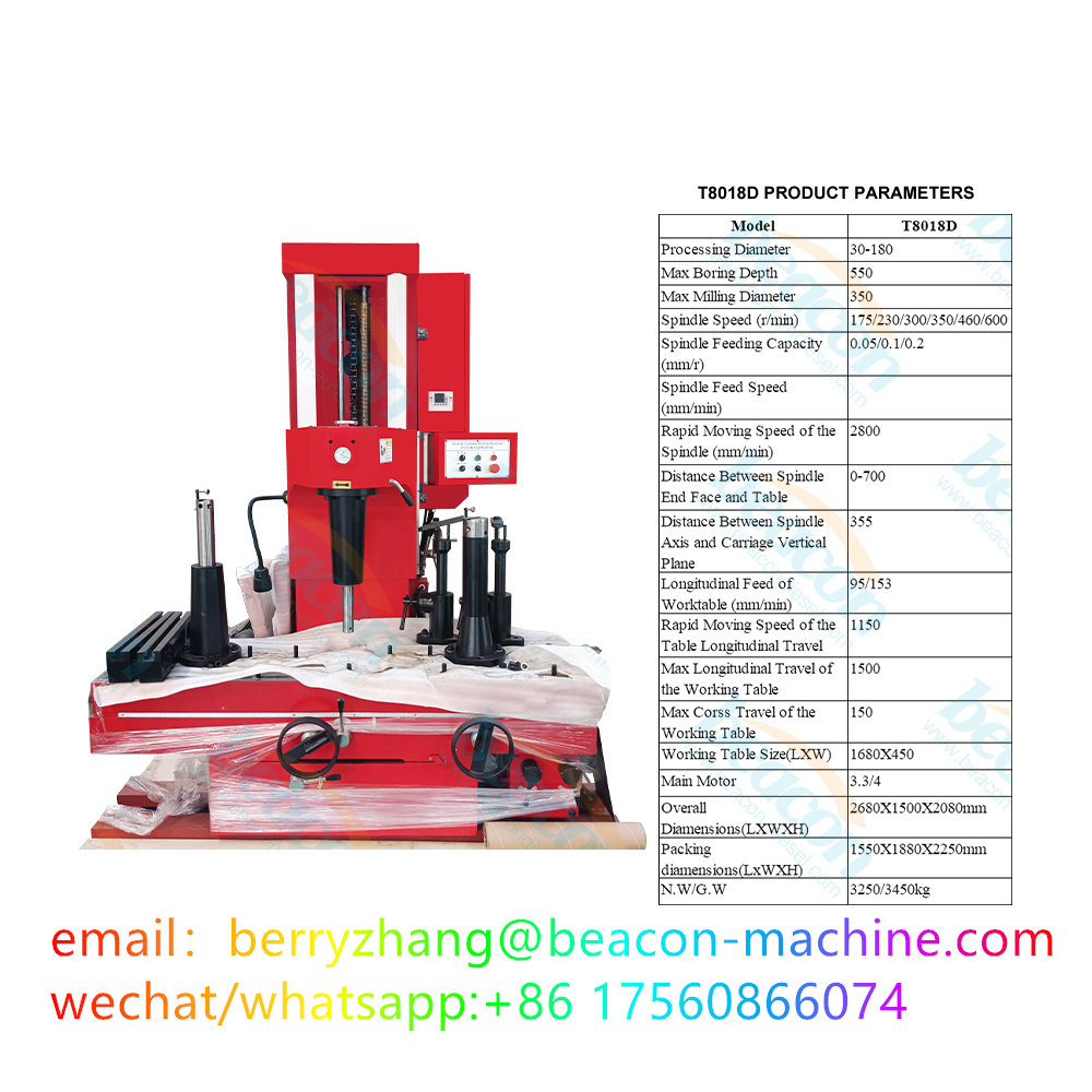 T8018D cylinder boring machine