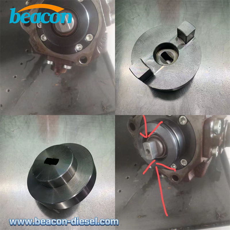 Couplings for common rail test benches