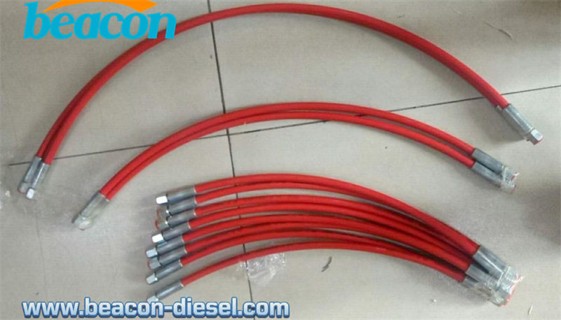 High-pressure hydraulic tubing for common rail test benches