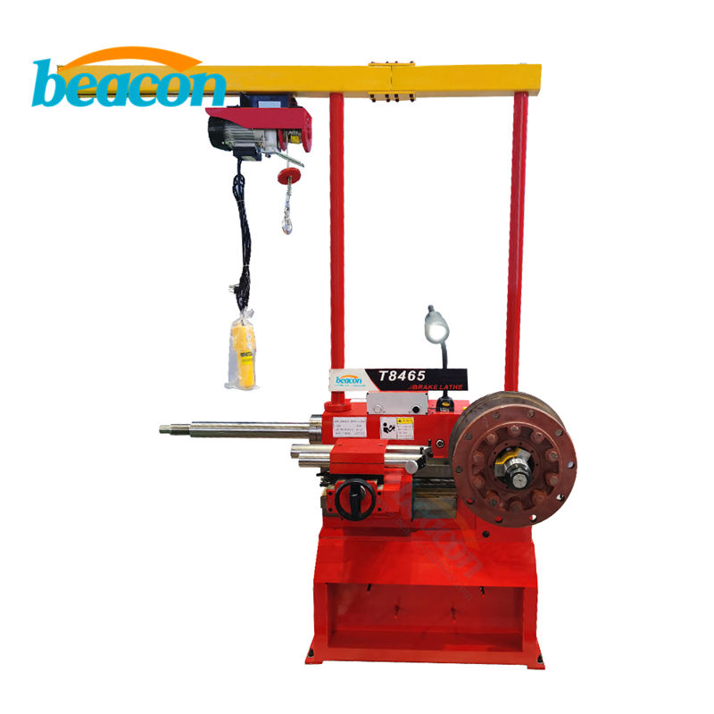 Beacon Automatic Car T8465 Brake Disc Lathe Truck Drum Car Rotor Turning Lathe Skimming Machine