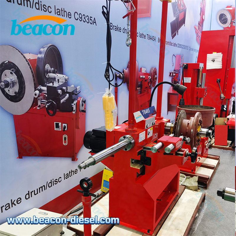 Beacon Automatic Car T8465 Brake Disc Lathe Truck Drum Car Rotor Turning Lathe Skimming Machine