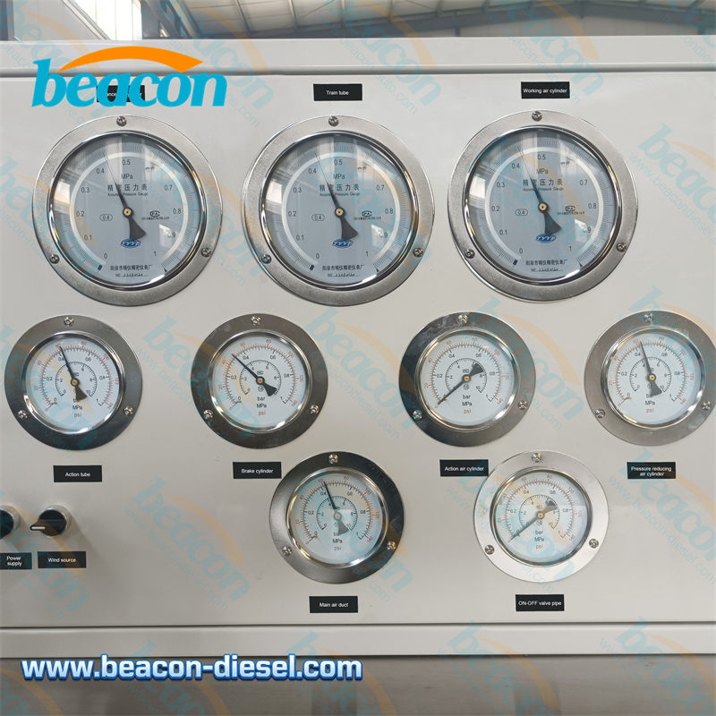 Beacon Machine Train maintenance electric TR-B hydraulic air brake valve test bench for a train