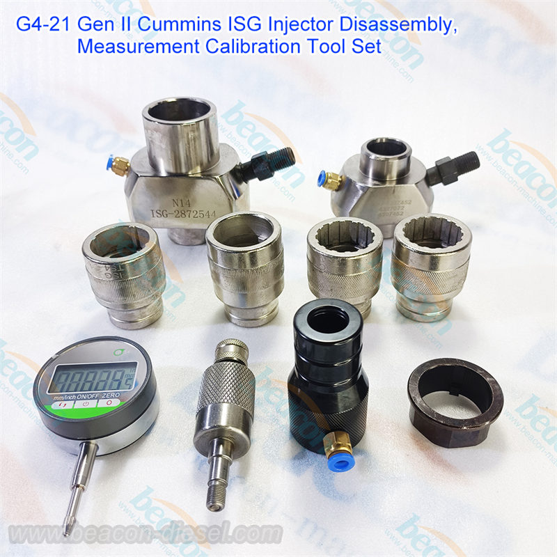 G4-21 Gen II Cummins ISG Injector Disassembly Measurement Calibration Tool Set for Dongfeng Foton 13L