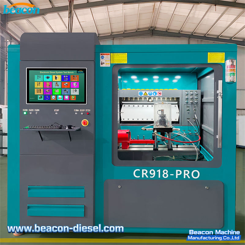 CR918-PRO Full Function Common Rail HEUI EUI EUP Test Bench with 4 Tanks
