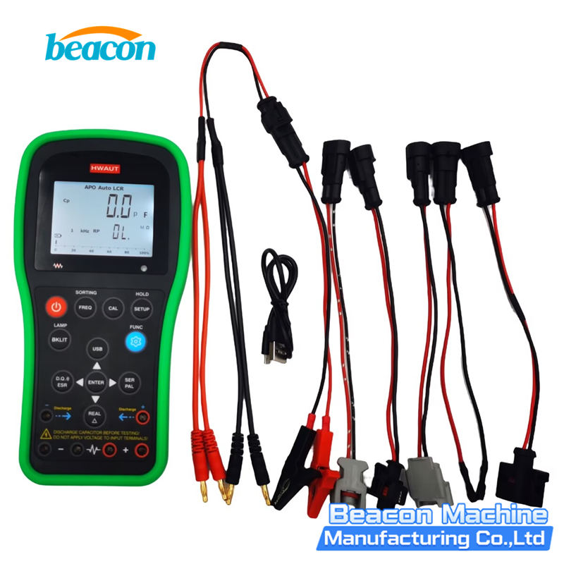 HW-LCR06 Professional Portable Handheld LCR Meter Digital Bridge Inductance Capacitance Resistance Tester 100kHz with ESR