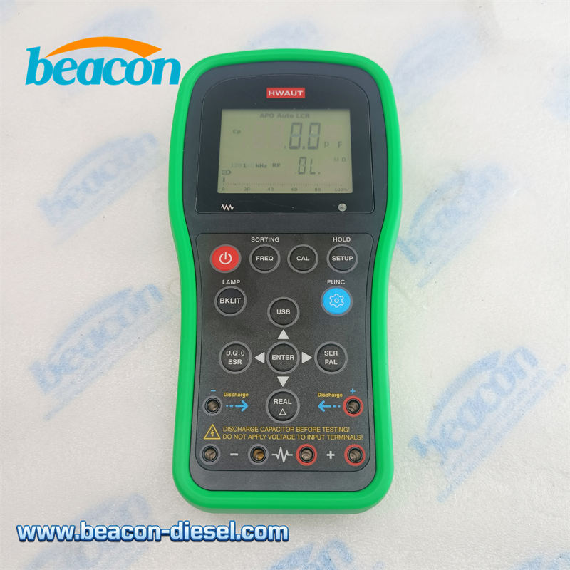 HW-LCR06 Professional Portable Handheld LCR Meter Digital Bridge Inductance Capacitance Resistance Tester 100kHz with ESR