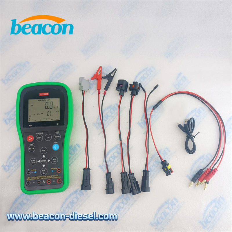 HW-LCR06 Professional Portable Handheld LCR Meter Digital Bridge Inductance Capacitance Resistance Tester 100kHz with ESR