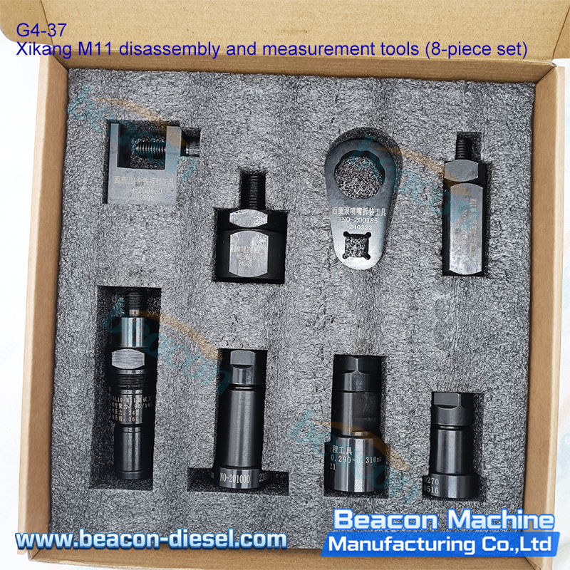 G4-37 Cummins M11 Injector Disassembly and Measurement Tool Kit (8-Piece Set)