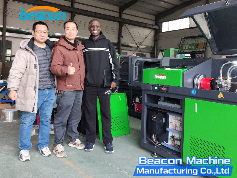 Beacon Welcomes Rwandan Client: CR708 Common Rail Injector Pump Test Bench Expert Choice