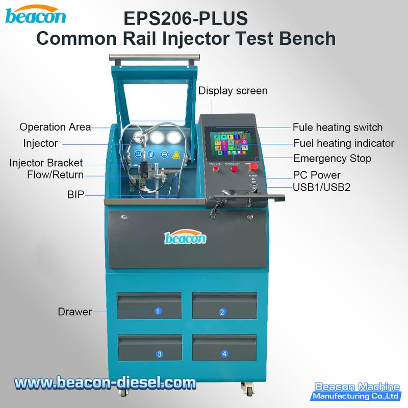 EPS206 PLUS Common Rail Injector Test Bench | Piezo & Coding