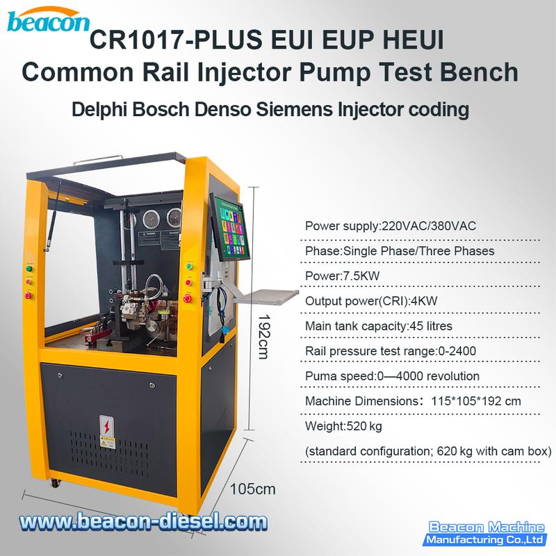 CR1017-PLUS EUI EUP Common Rail Injector Pump Test Bench