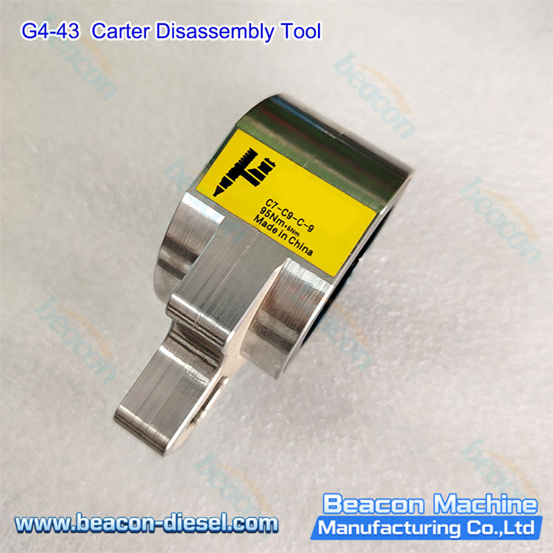 G4-43 Caterpillar Disassembly Tools - overall view of the tool set layout for CAT fuel injection pump and injector disassembly and service