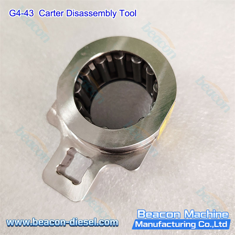 G4-43 Caterpillar Disassembly Tools - application angle view showing tool engagement with CAT fuel injection pump components for disassembly