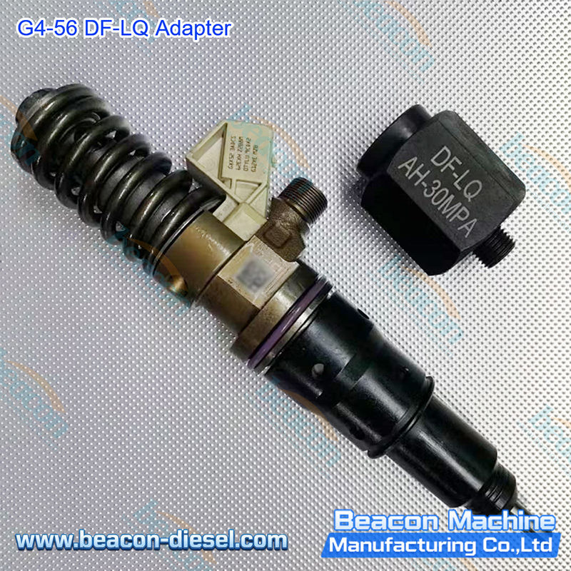 G4-56 DF-LQ Adapter - side profile view of the adapter designed for DF-LQ series fuel injection pump and injector testing and calibration