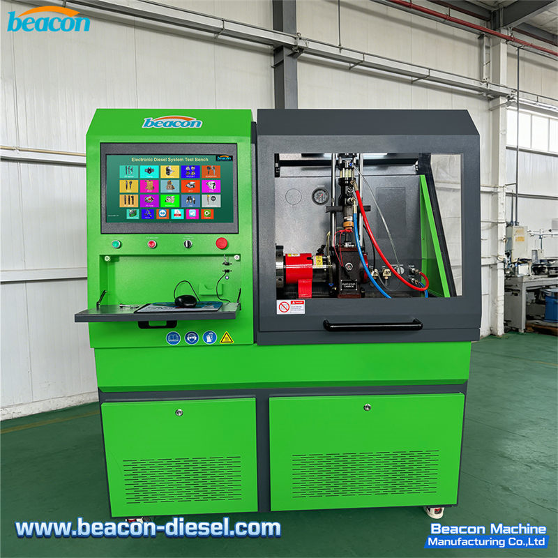 EUI/EUP-F Common Rail Injector Test Bench - front view of the complete test machine