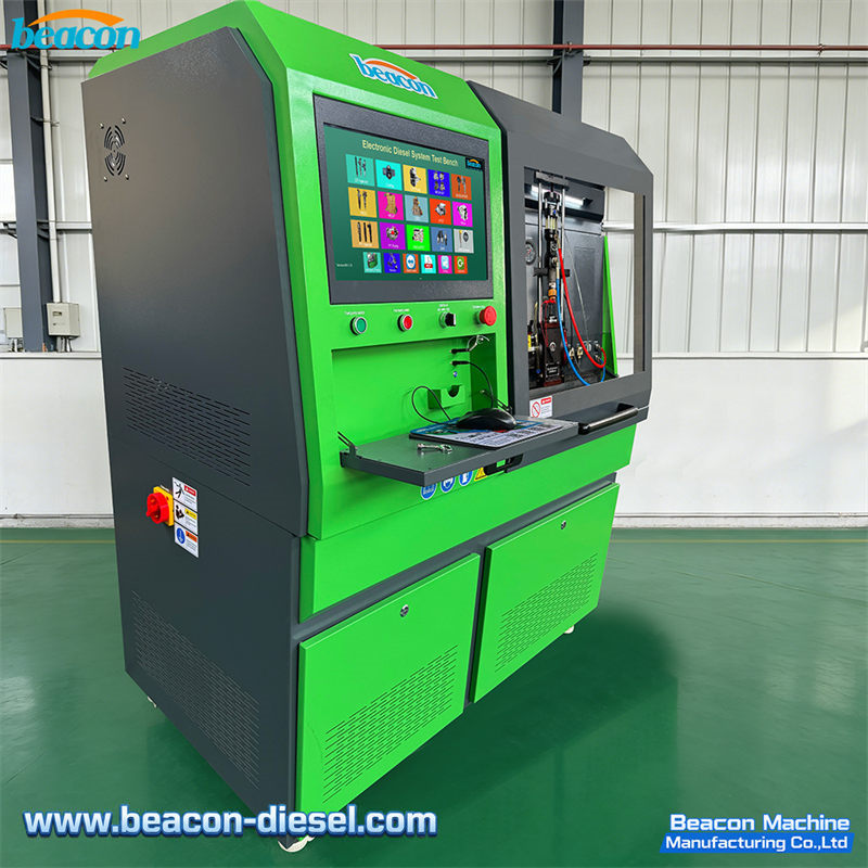 EUI/EUP-F Test Bench - overall view from angle 2 showing machine layout