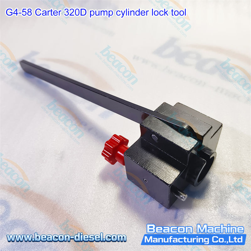 G4-58 CAT 320D Pump Cylinder Lock Tool - close-up view of the tool construction and finish