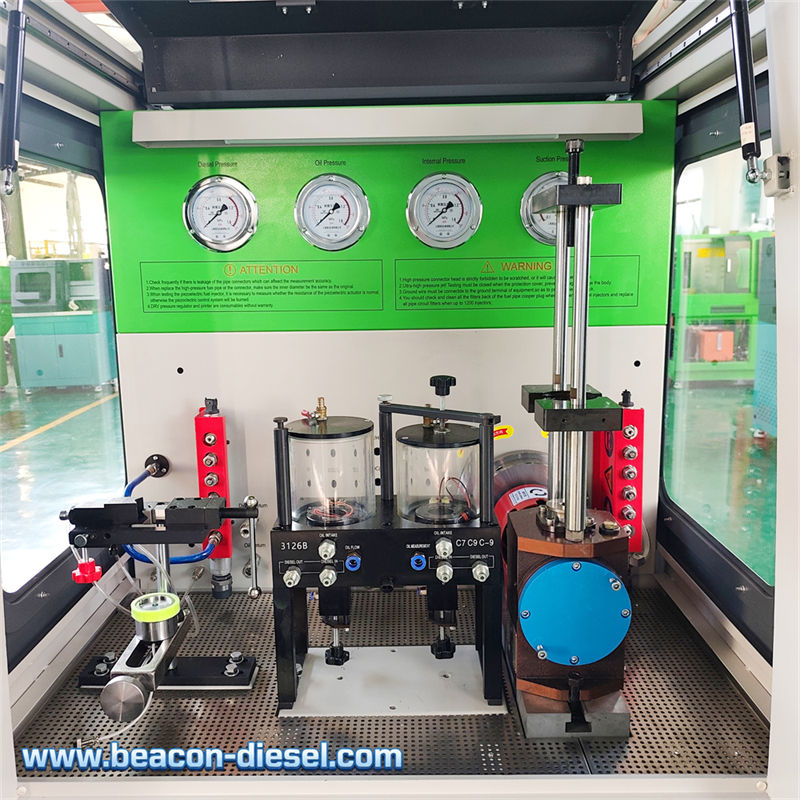 CR1029 Common Rail Test Bench - testing HEUI medium pressure injector and EUI/EUP unit injector with optional cam box accessory