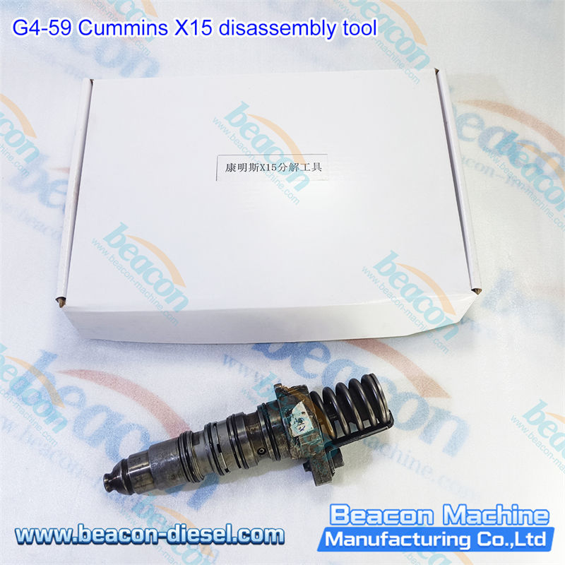 G4-59 Cummins X15 Disassembly Tool - alternative angle showing complete tool set
