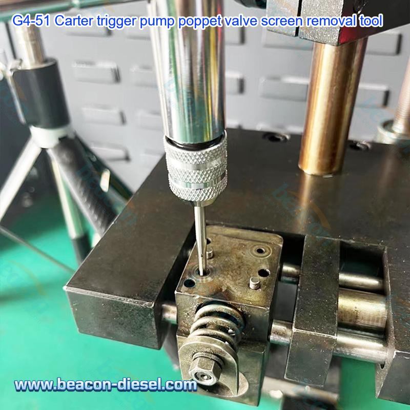 G4-51 Carter Pump Lift Valve Screen Removal Tool - Working View