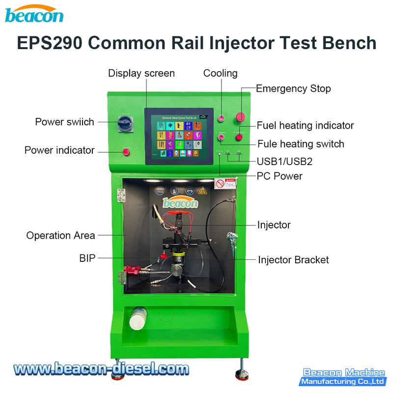 EPS290 Common Rail Injector Test Bench - Control Panel