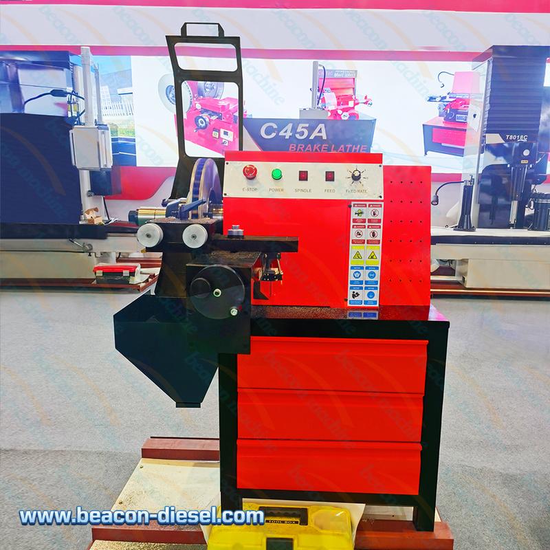 C45A brake disc lathe - front view