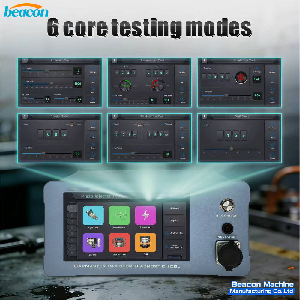 i-GAP 200 Piezo Electric Injector Tester - Main Overview