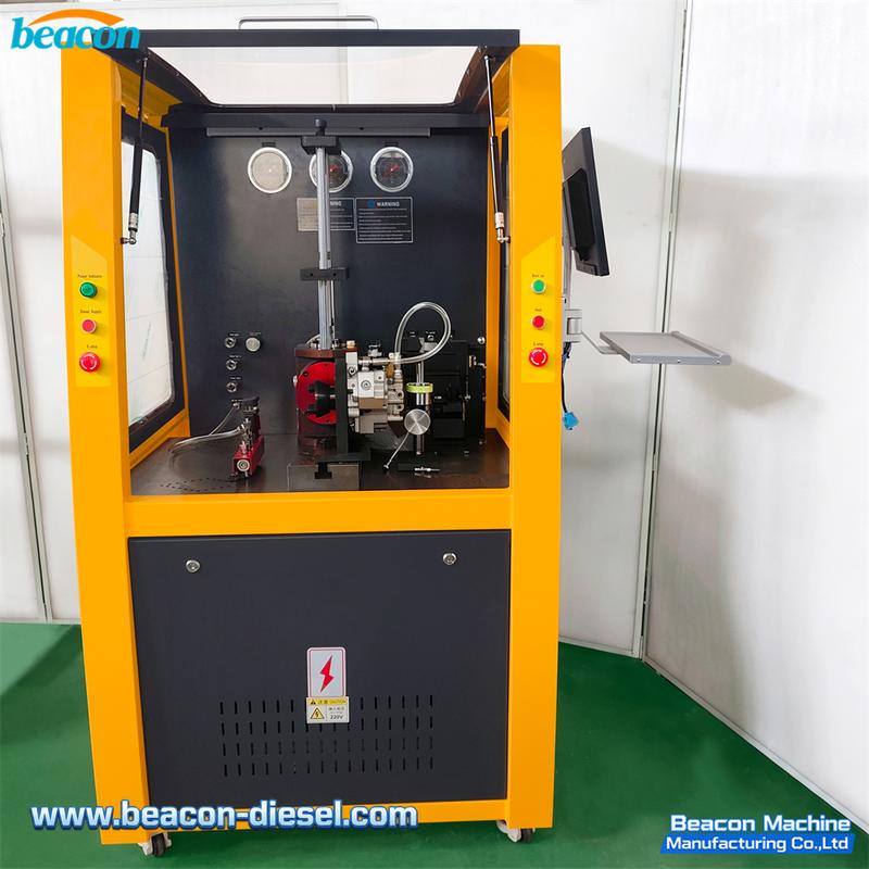 CR1017-PLUS Common Rail Injector Pump Test Bench - Overall View (Yellow)