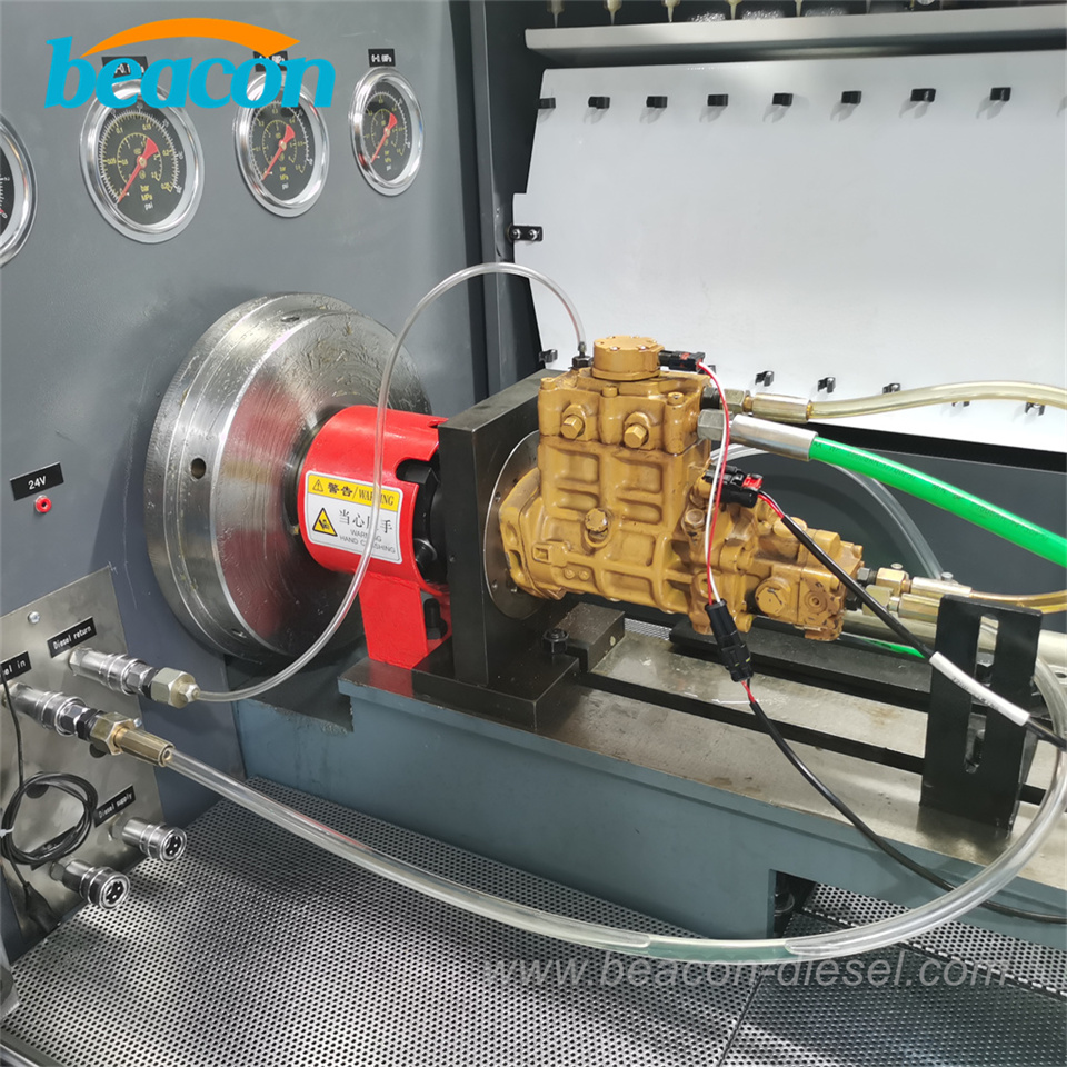 Testing CAT 320D pump