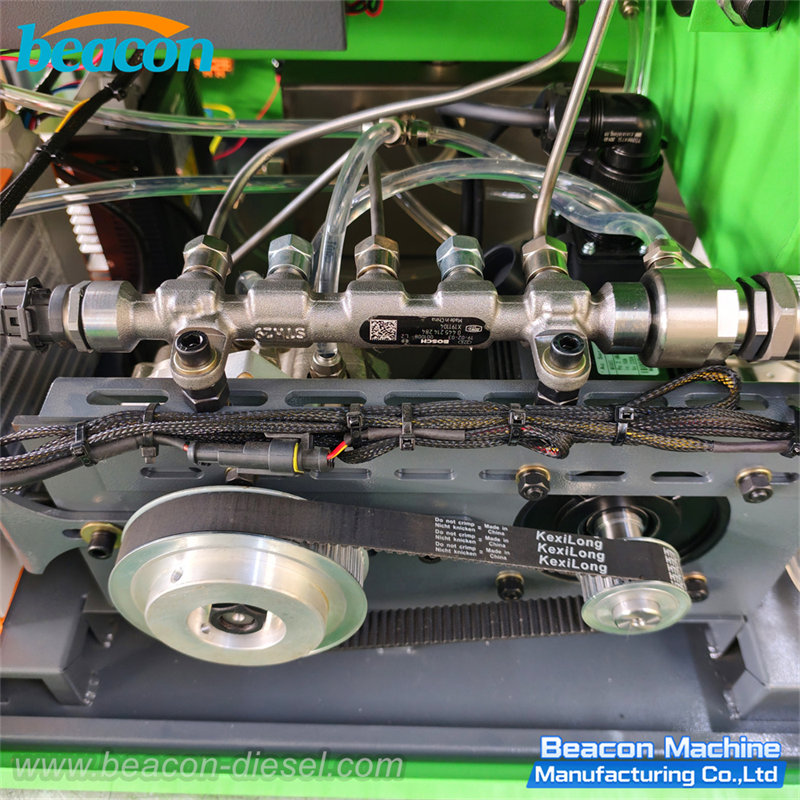 Injector Mounting Area on EPS106 Test Bench with CP3H Pump