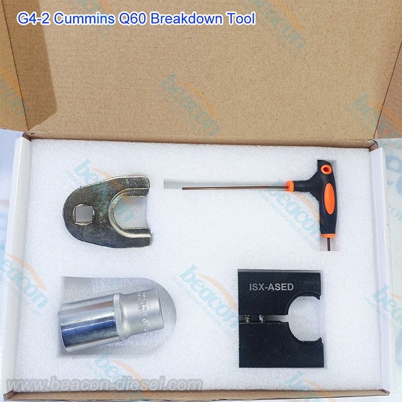 G4-2 Breakdown tool kit for Cummins Q60 diesel fuel injectors in box.
