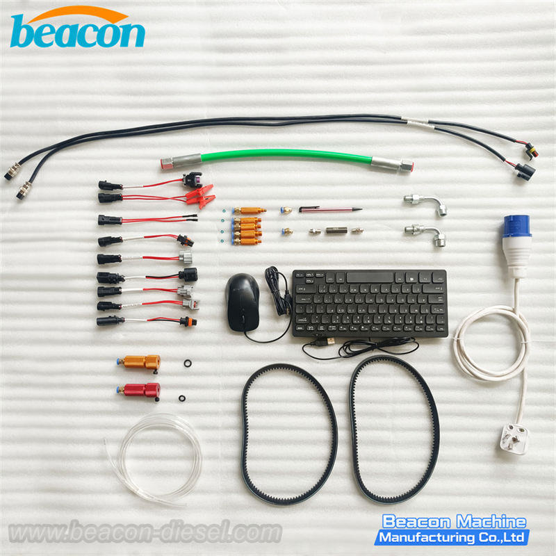 Accessories list for EPS208 injector tester