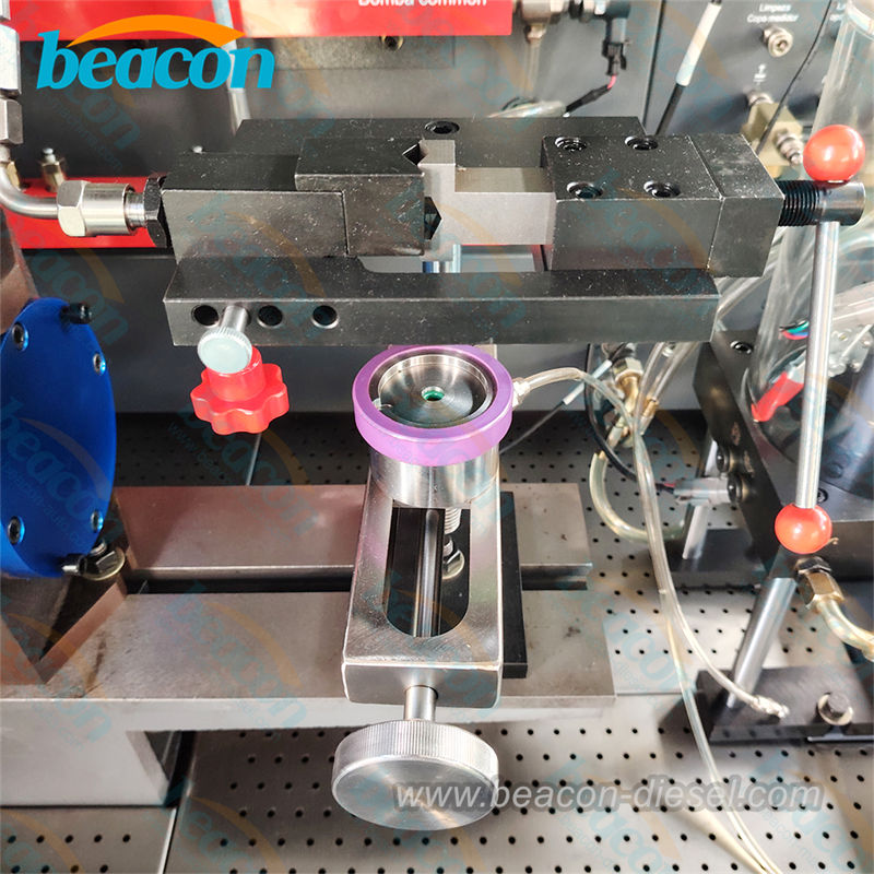 working area of CR909 high pressure common rail test bench