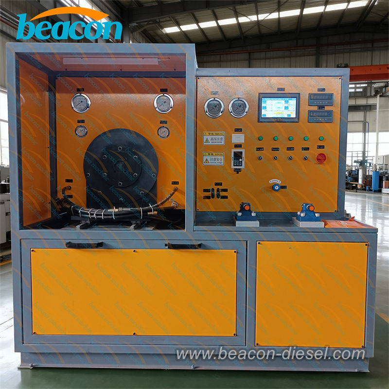 HP-A 55KW hydraulic pump and valve test bench front view