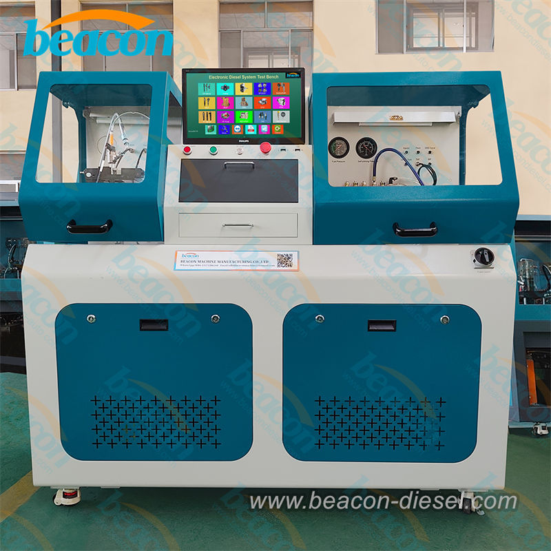 CR IP800 common rail injector and pump test bench front view