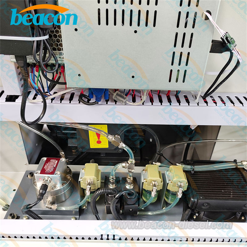 Solenoid valves and flow sensors of CR IP800 common rail injector and pump test bench