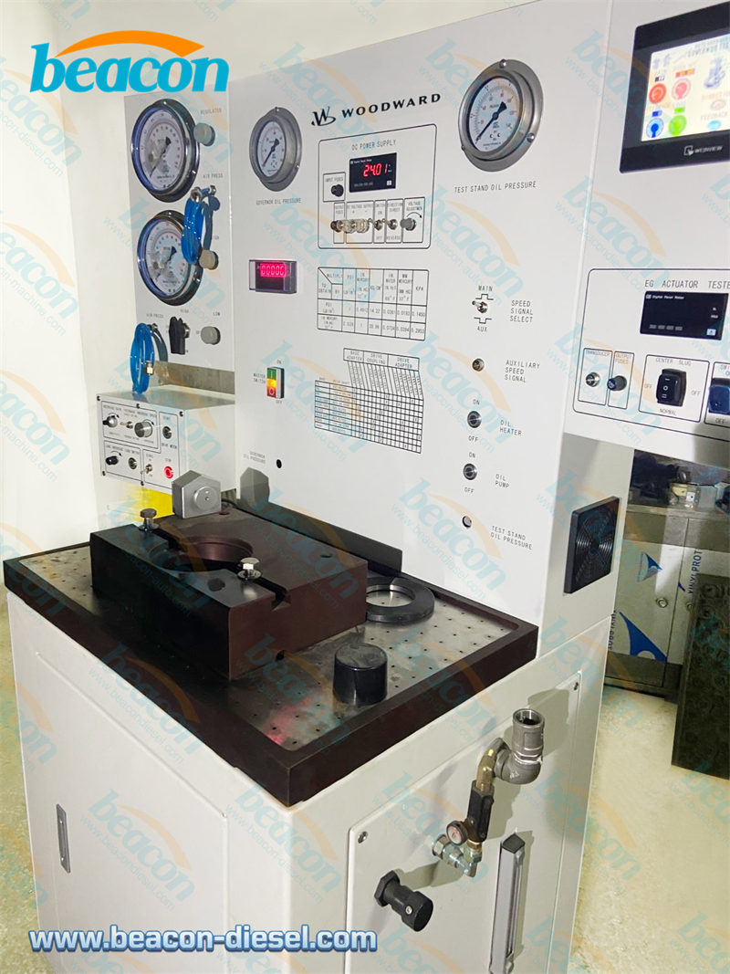 Diesel engine governor calibration machine