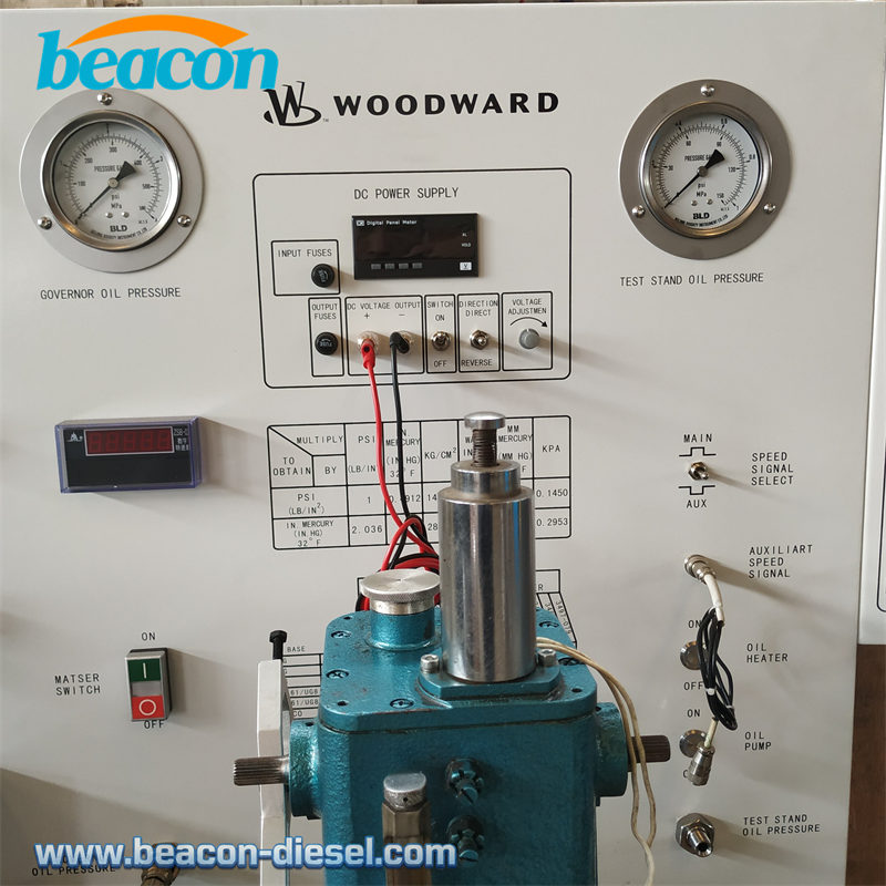 details of Woodward governor testing equipment BK2000