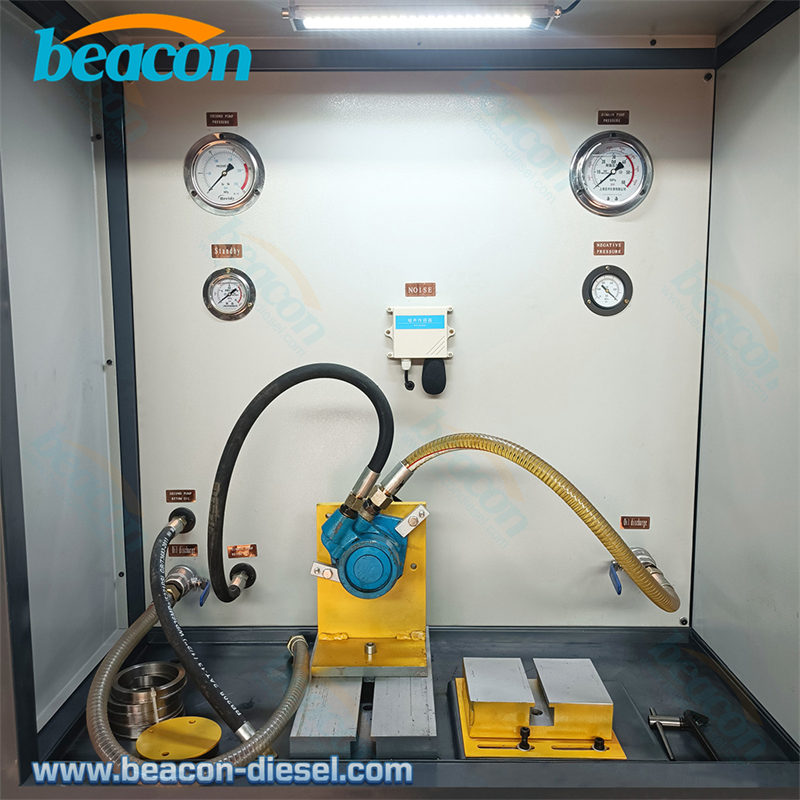 Hydraulic pump installation with rubber sleeve connection