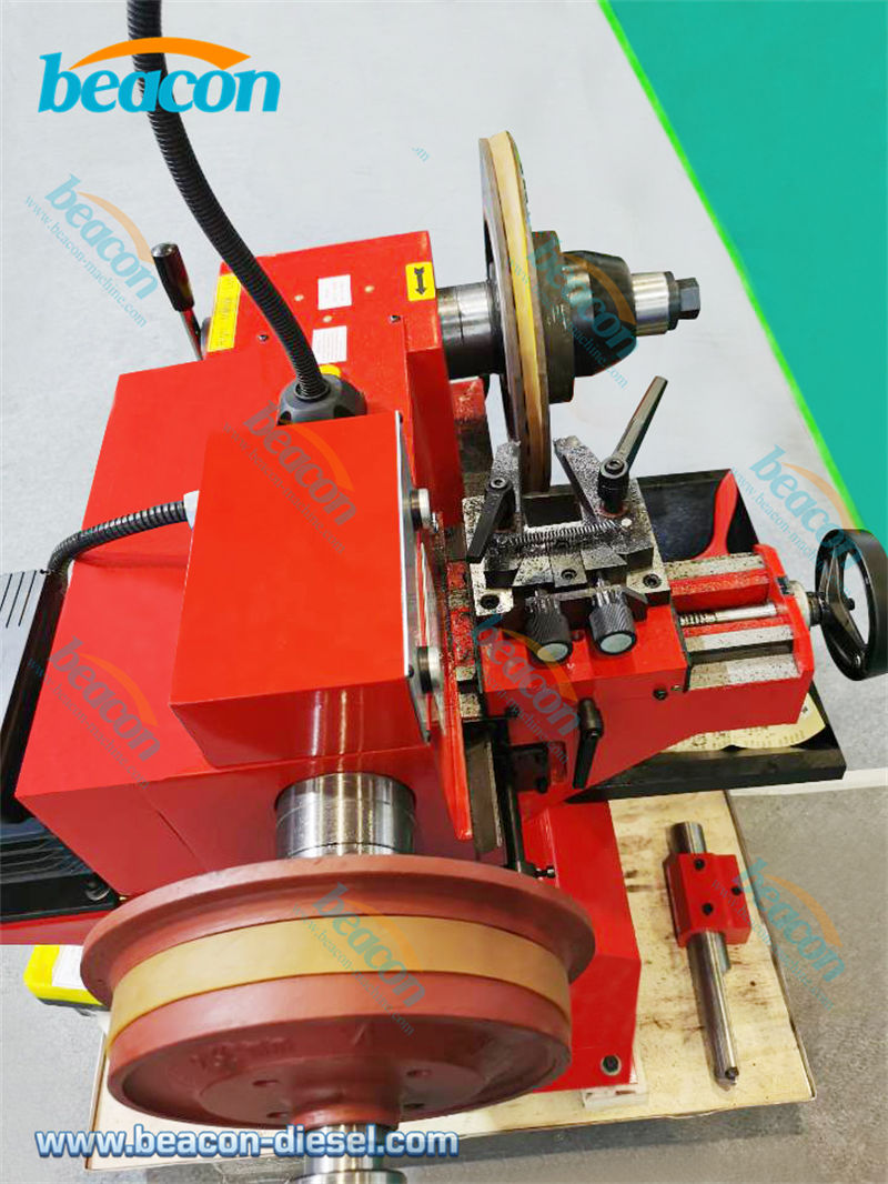 Detailed images of brake drum and brake disc repair equipment T8445A