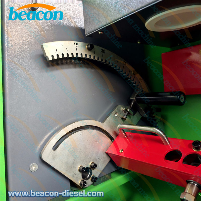 Interior view of the clean operation area with injectors connected.