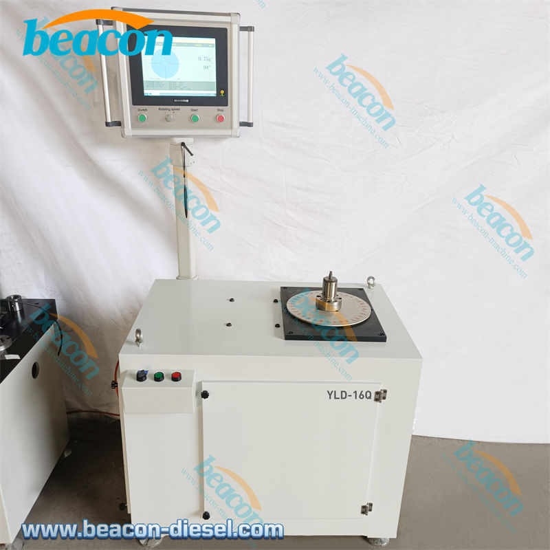 Front view of YLD-16Q balancing machine