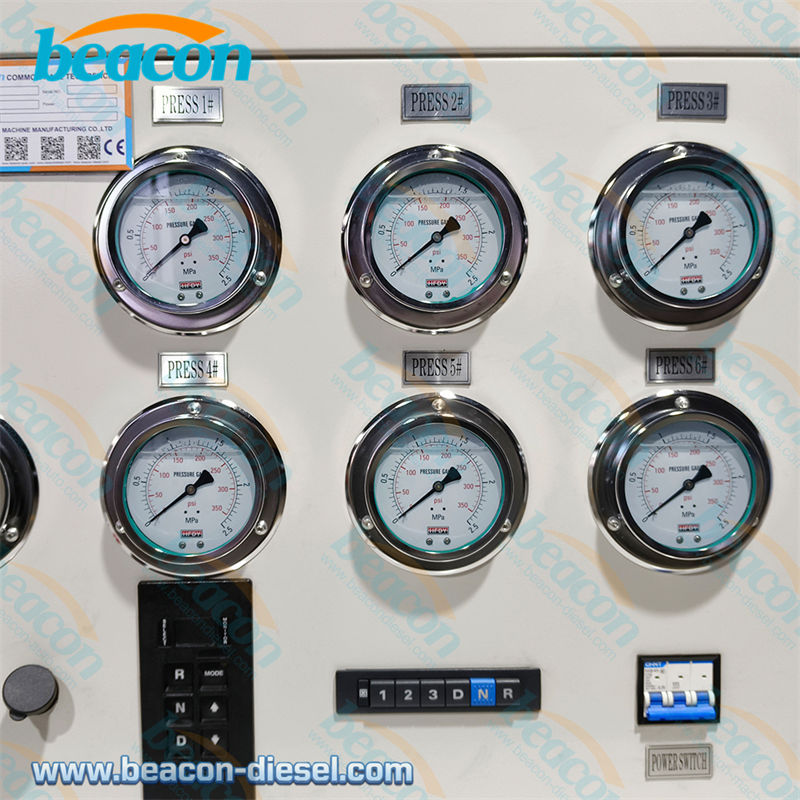 BCZB-4 control panel with pressure gauges and digital displays