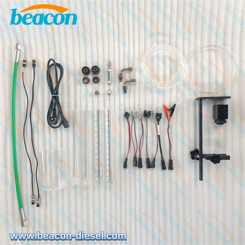 Standard accessory kit including cables, pipes, and adapters for EPS100