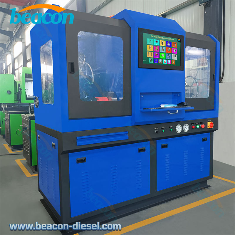 Side profile of CR1016 diesel test stand showing ventilation and sturdy industrial design