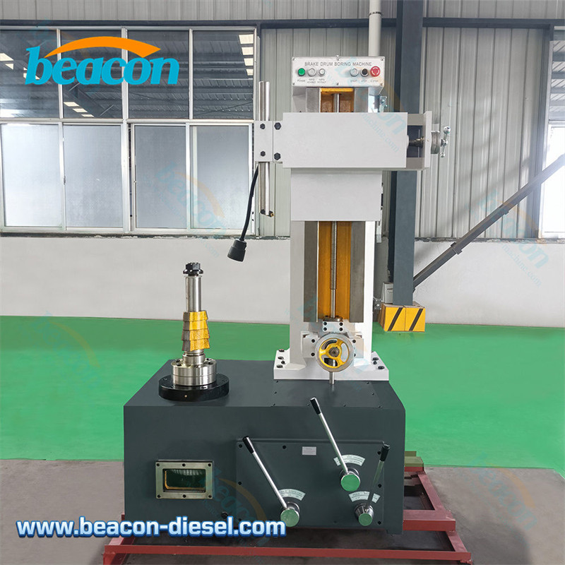 T8370A vertical brake drum boring machine front view