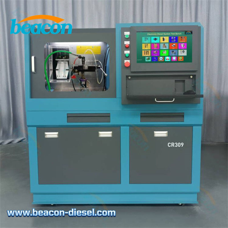 Front view of Beacon CR309 common rail injector test bench
