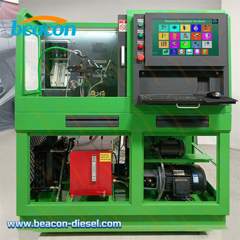Front view of Beacon CR309 common rail injector test bench
