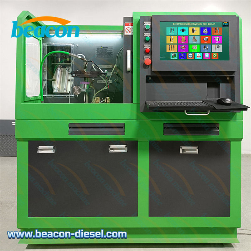 Front view of Beacon CR309 common rail injector test bench